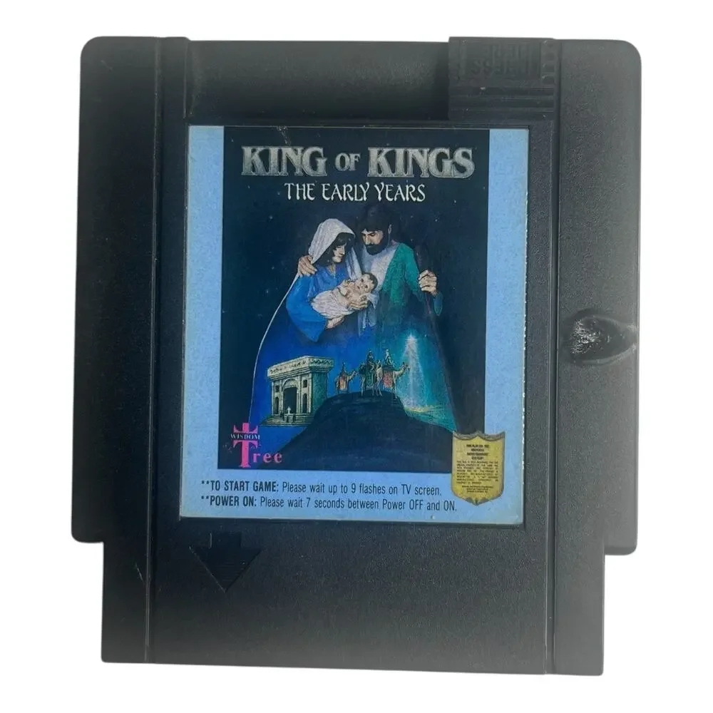 King‎ of Kings The Early Years NES Nintendo Video Game 1991 CIB Complete *Read